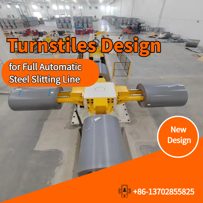 Turketų dizainas, skirtas visiškai automatinei plieno pjaustymo linijai