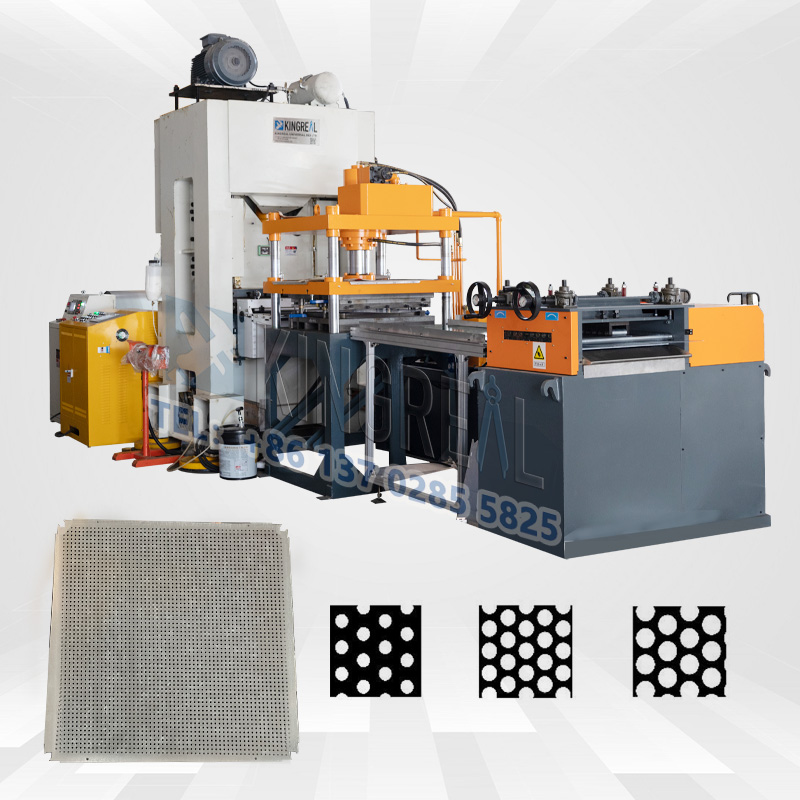 Pilna automatinė perforuoto metalo gamybos linija