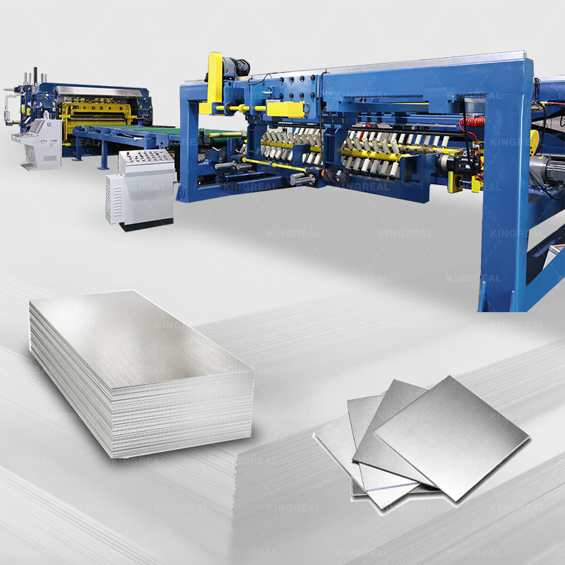 metal sheet cross-cutting line-1